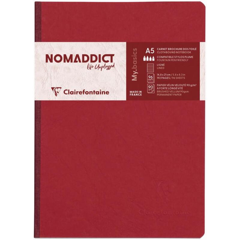 Carnet brochure Age Bag A5 192 pages ligné