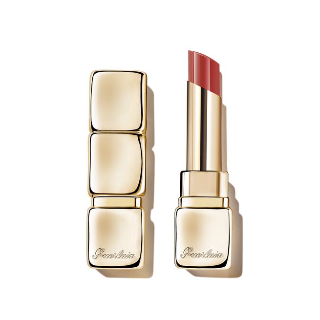 KissKiss Shine Bloom Rouge brillant 95% d'ingrédients d'origine naturelle 519 FLORAL BRICK