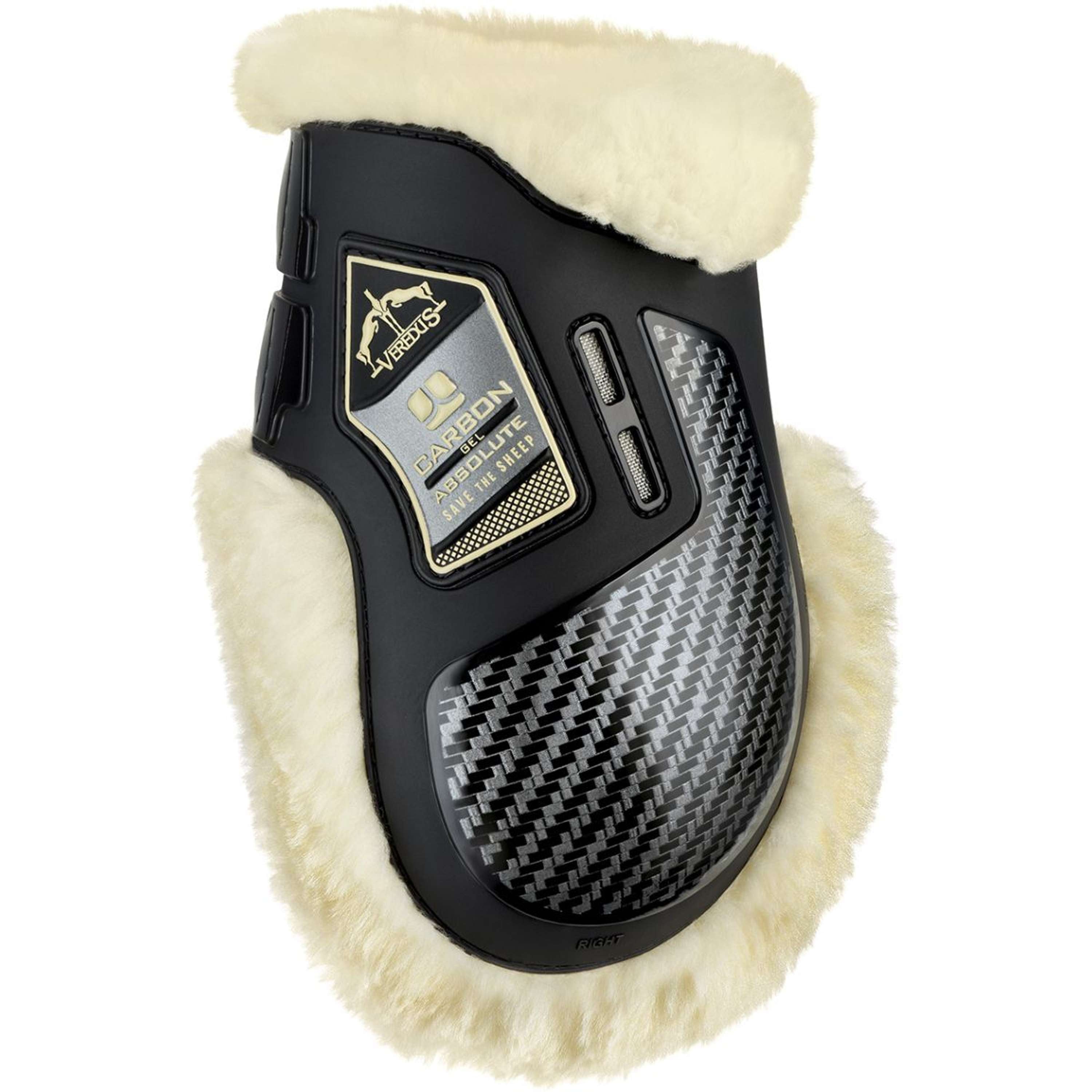 Veredus Strijklappen Carbon Gel Absolute Save the Sheep Rear Zwart