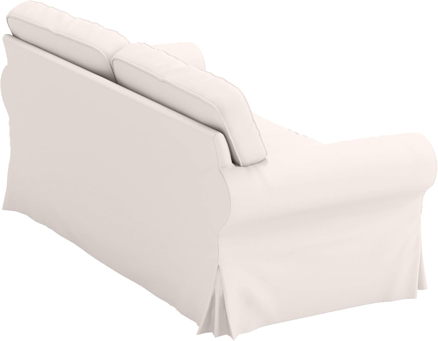 HomeTown Market Strapazierfähiger Sofabezug Ersatz kompatibel für IKEA Ektorp Sofa Cover. Slipcover nur. Sofa Nicht inbegriffen. (Polyester, Loveseat, Beige)