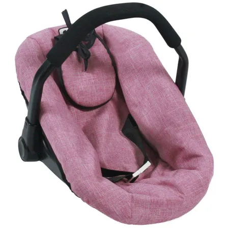 Bayer Chic Puppen-Autositz Jeans Pink