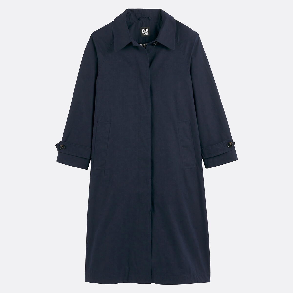 COLEÇÕES LA REDOUTE<br>Trench coat oversized com botões, modelo Signature MAURICE