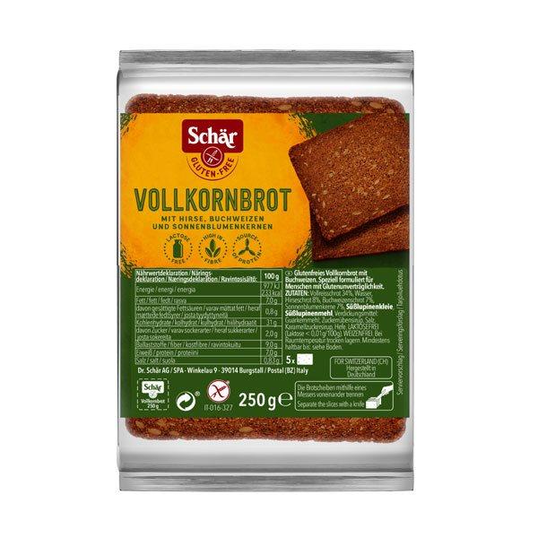 SCHAER Solena Vollkornbrot glutenfrei 250 g