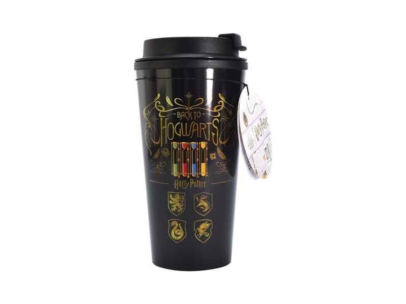 Thumbs Up! Harry Potter Thermo Kaffebecher Wappen Fanartikel aus dem Harry Potter-Universum