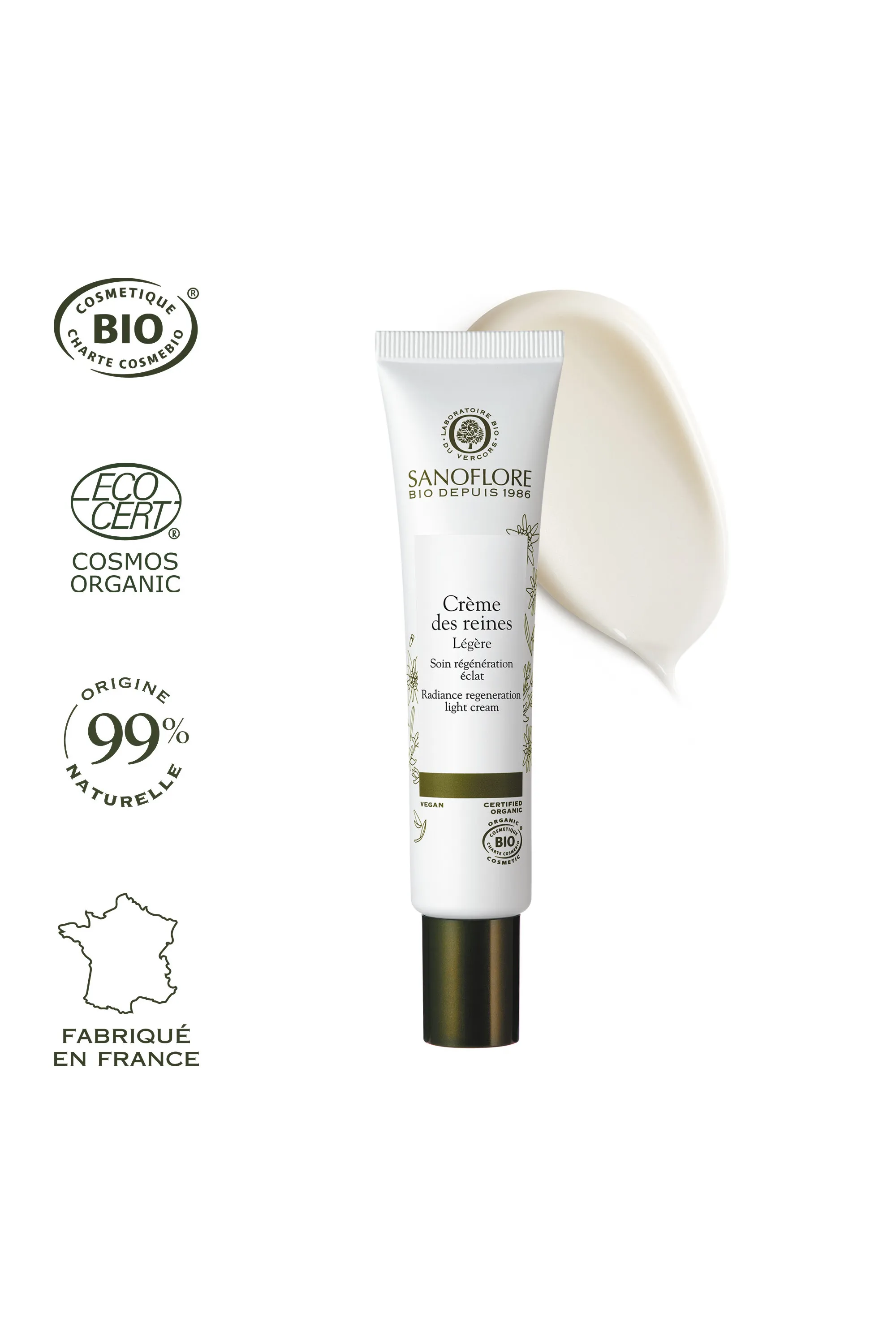 Sanoflore Crème de jour anti-âge légère des Reines-40 ml