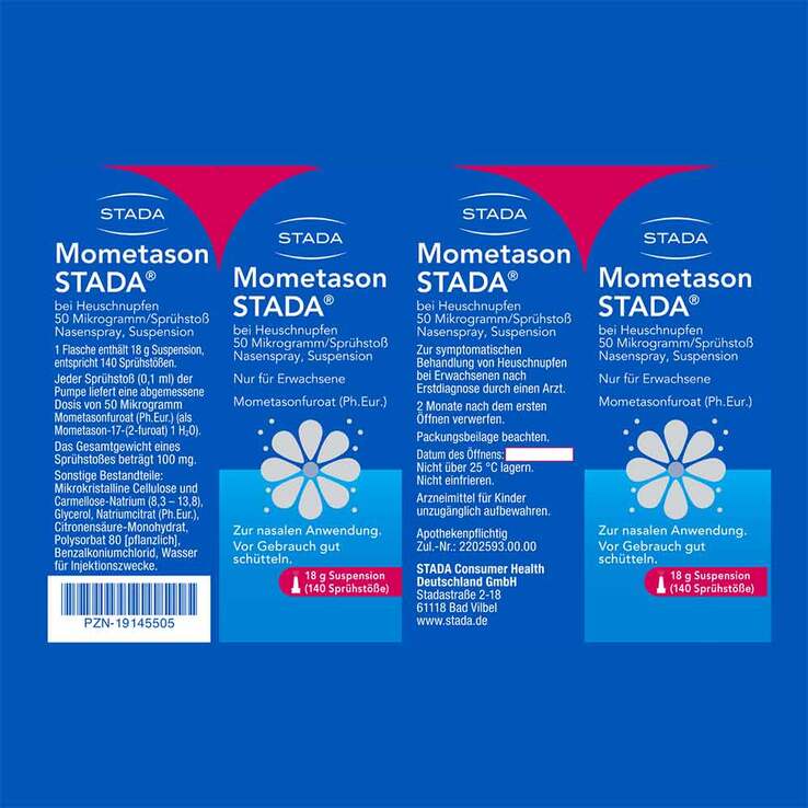 Mometason STADA Heuschnupfenspray 50 µg / Sprühs., 18 g