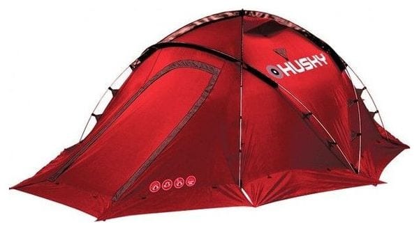 Tente Husky Fighter 3-4 personnes rouge