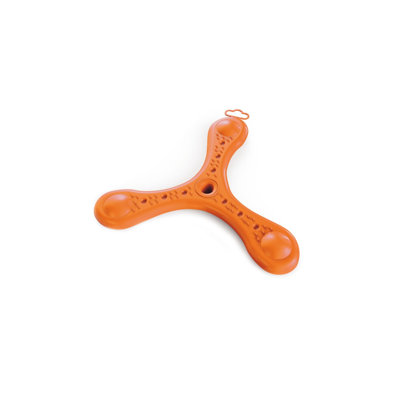 nobleza Beißfeste Frisbee für Hunde orange
