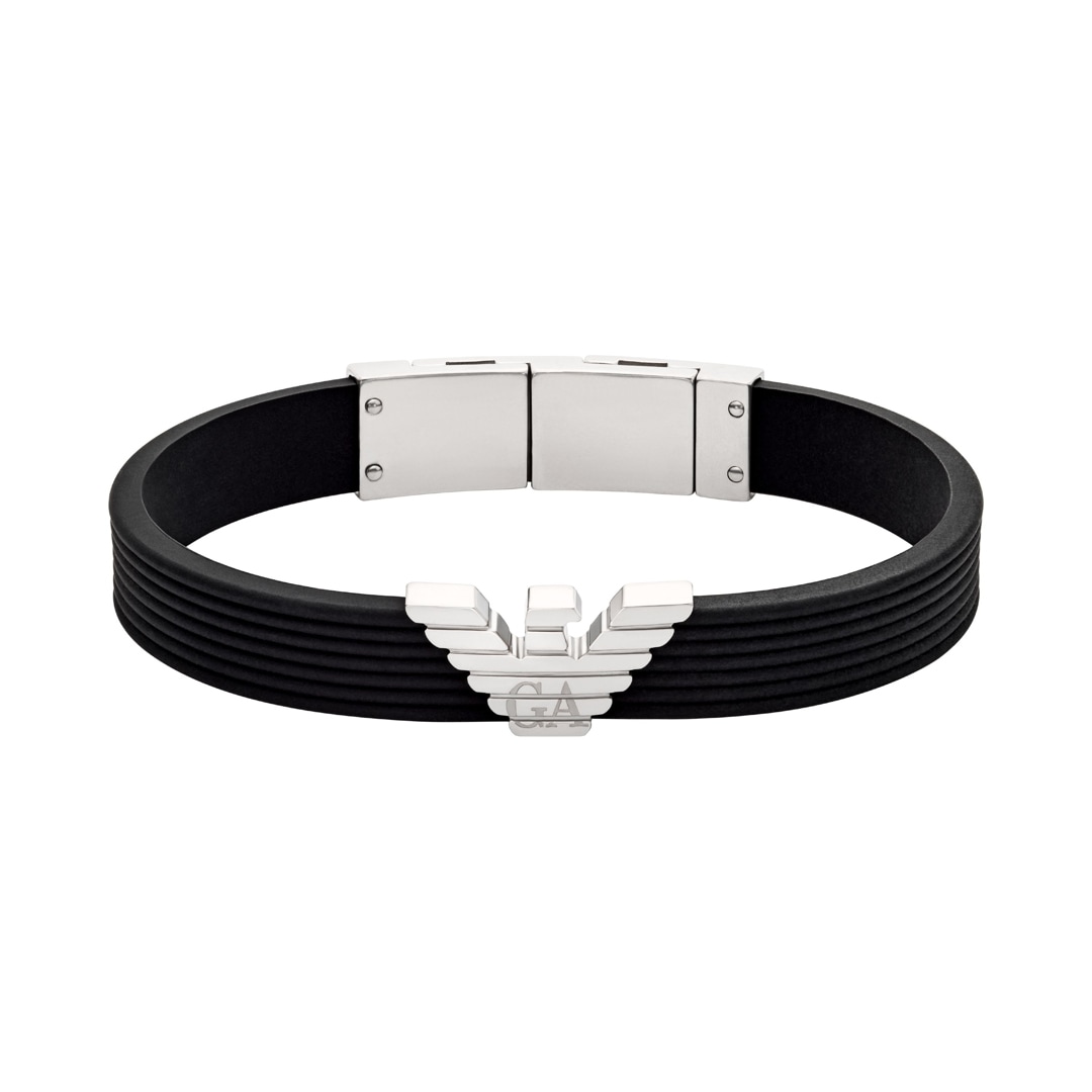 Emporio Armani Eagle Logo Silikonarmband Elemental Link