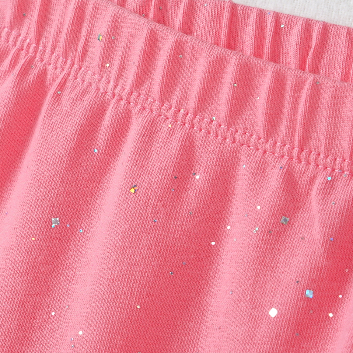 Topolino Mädchen Leggings mit Glitzer-Print hellpink