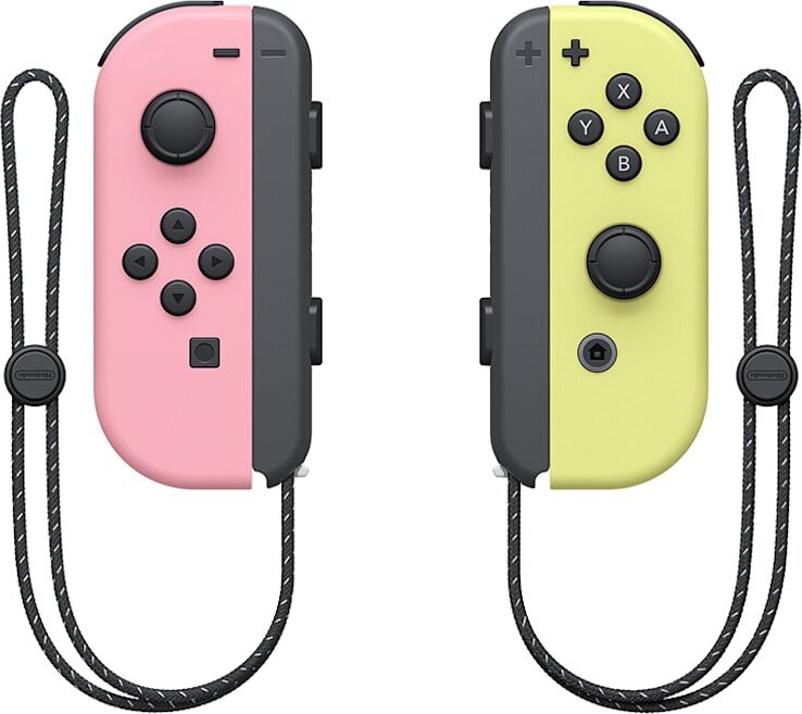 Nintendo Switch - Joy-Con Controller Par - Pastel - Lyserød Gul