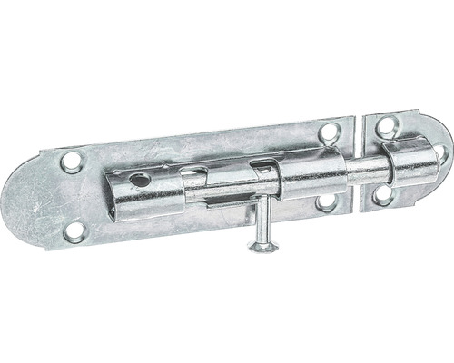 Bout met knop en voorgesneden, opvouwbare lus, 100 x 30 mm, verzinkt, diklaag gepassiveerd