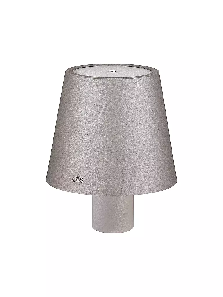 CILIO LED-Flaschenlampe LUCE 13,5cm Grau  grau