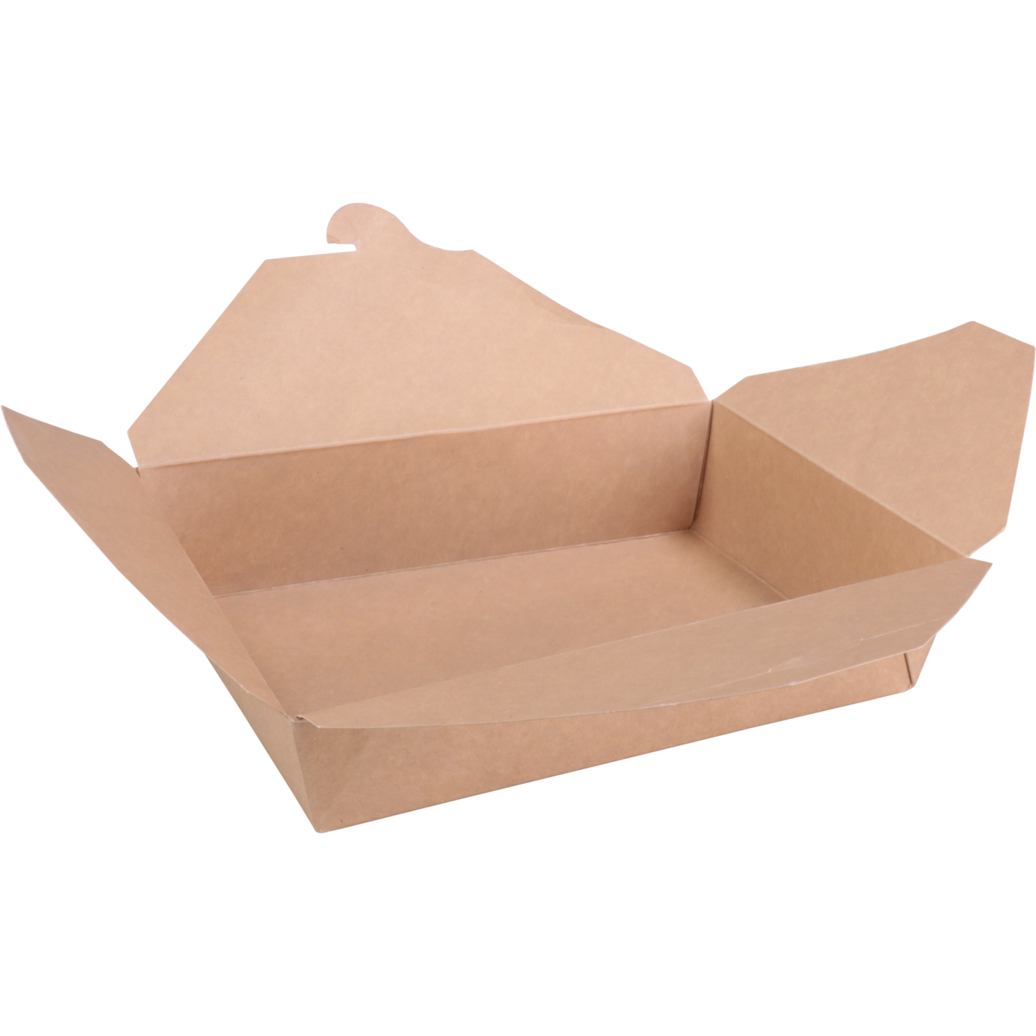 Depa Bak, Karton + PP, maaltijdbox, 215x158x48mm, bruin