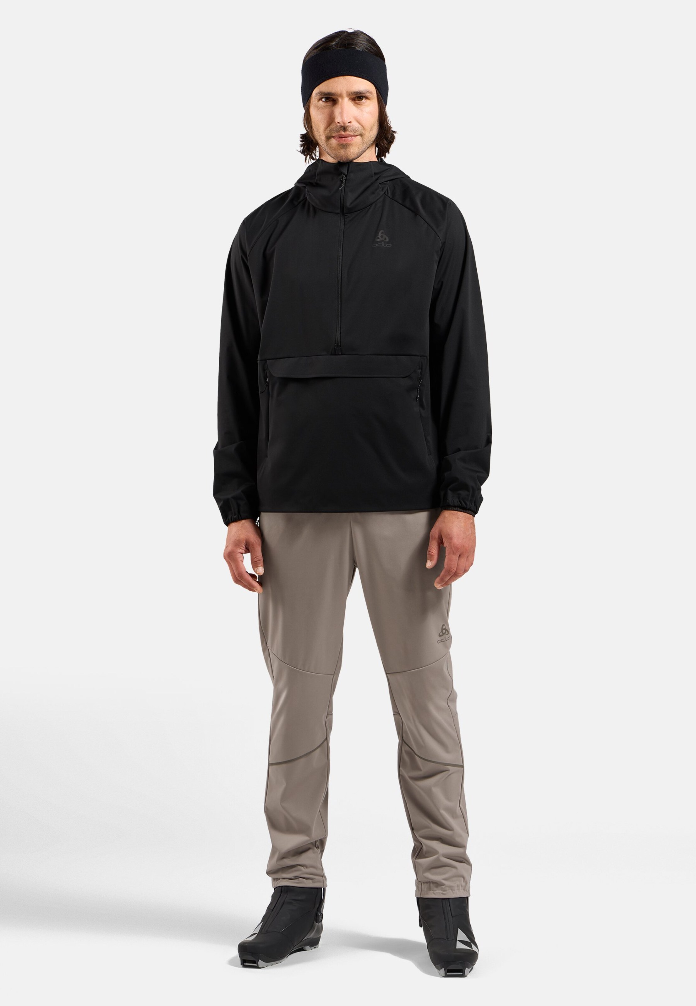 Winddichte Zeroweight Pro Warm Langlaufhose in cinder