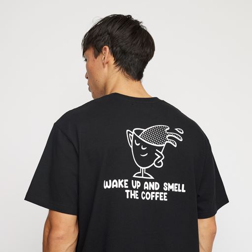 Revolution Printet T-shirt, Black, L