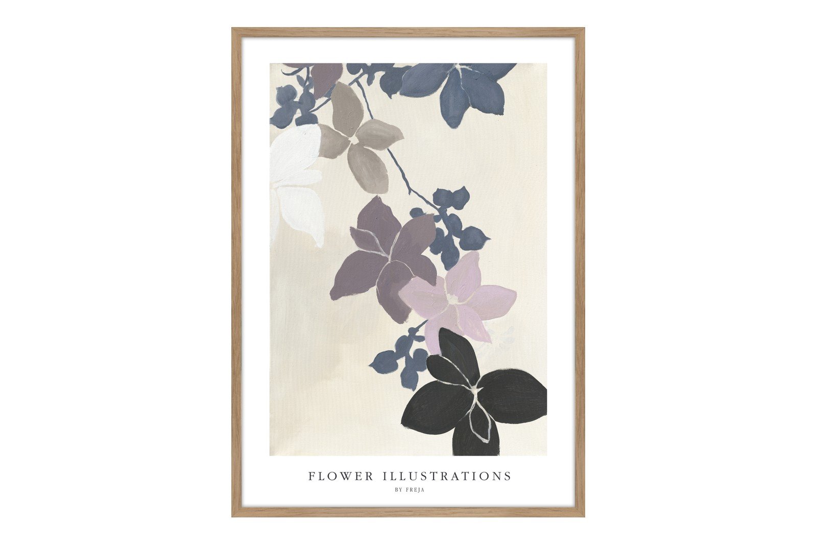 The Scent Of Flower 50x70 cm Oak Frame