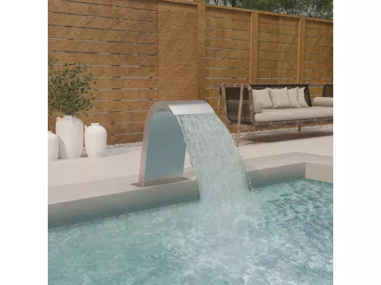 Fontaine de piscine 50x30x60 Acier inoxydable