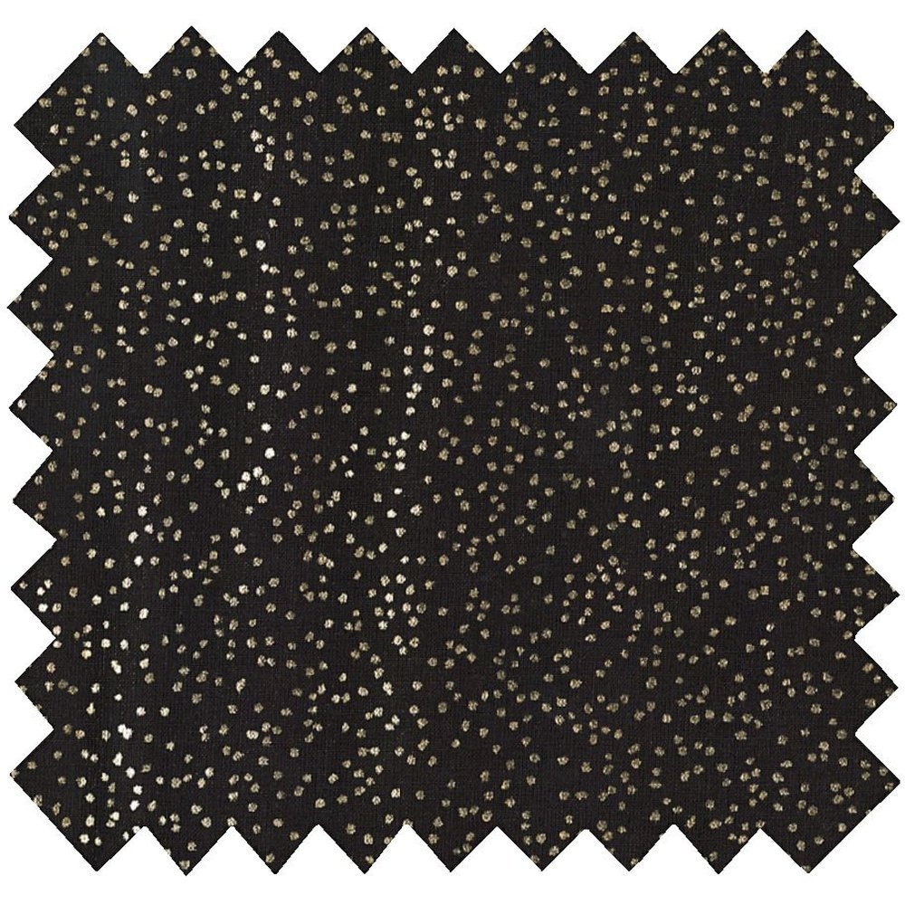 Tissu Voile Noir Pailleté