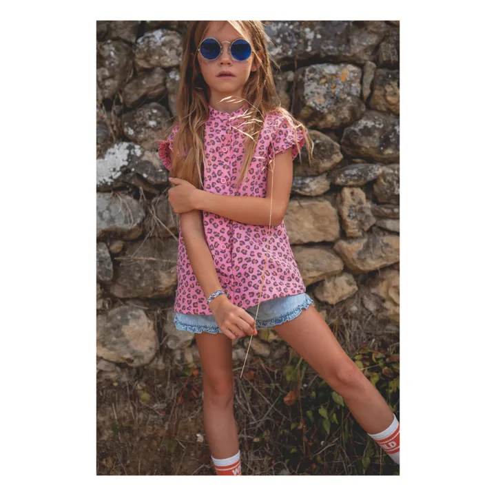 Marlot Paris Blouse Marni Léopard | Rose