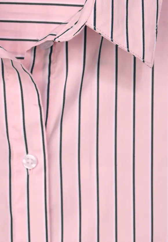 Streifen Hemdbluse - soft legend rose