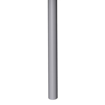 Angle de Liaison à 90° IDRA/DUAL - Pied alu - plateau Blanc perle