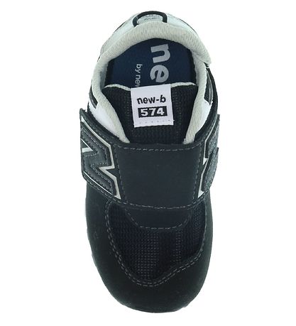 New Balance Sko - 574 - Blåck/Sølver Metalic