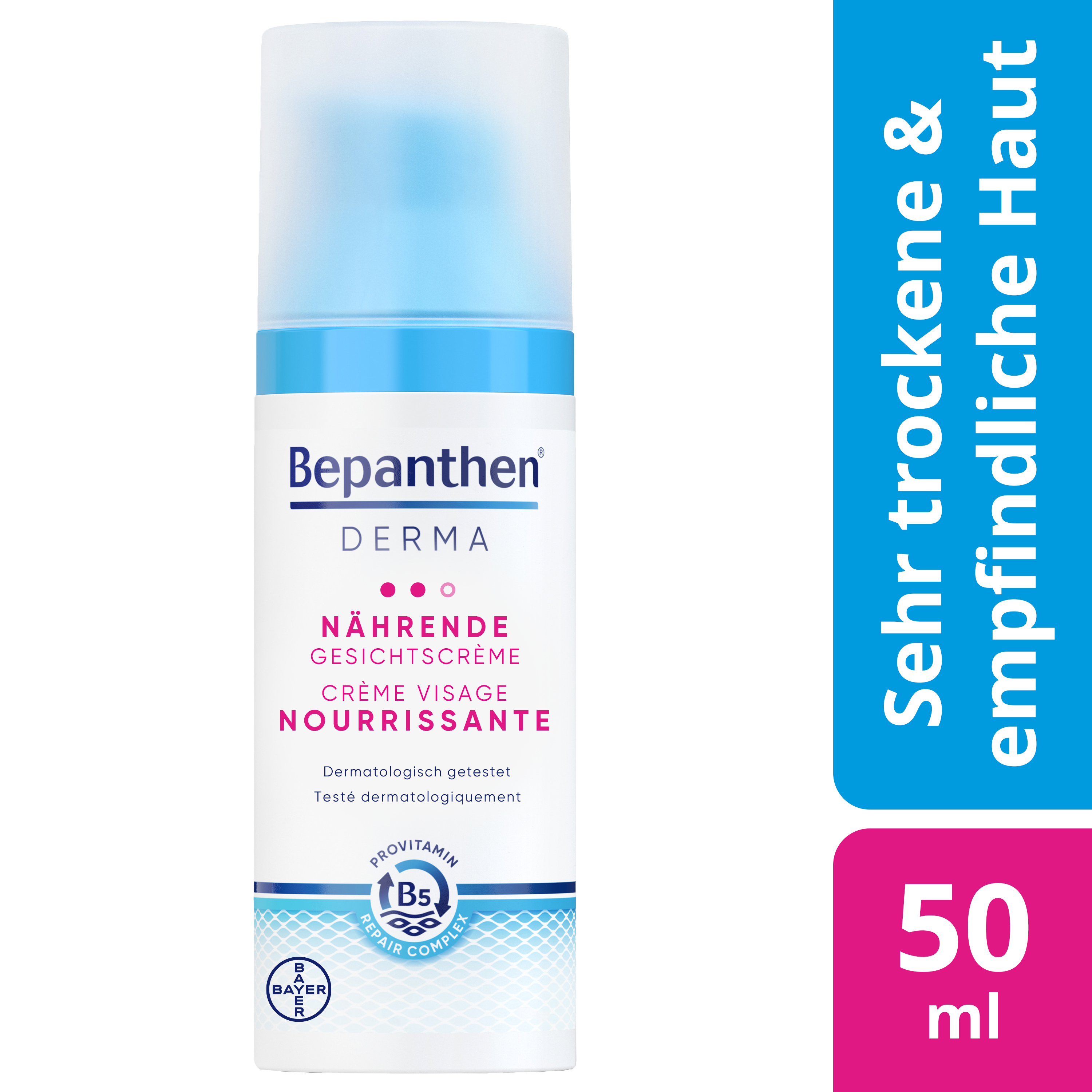 BEPANTHEN Bepanthen DERMA Nährende Gesichtscreme Disp 50 ml