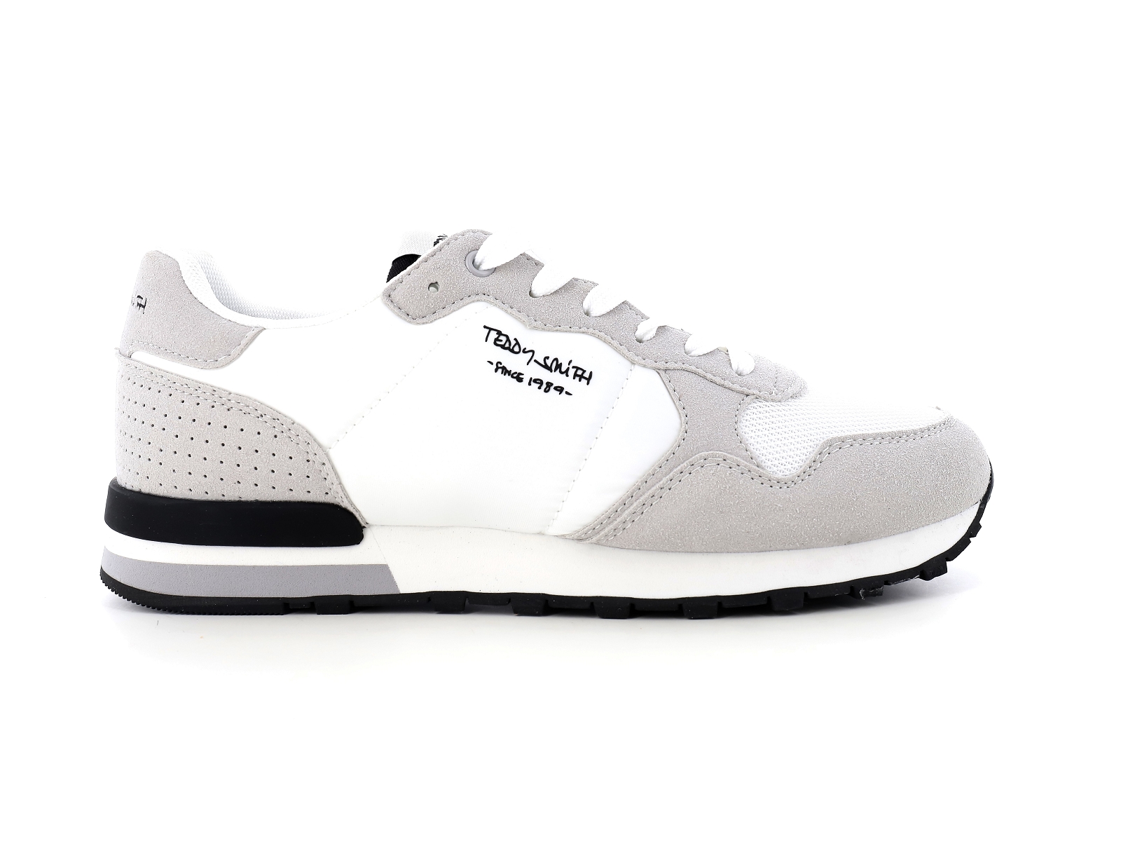 Teddy smith-78385 Matières combinées Blanc Noir
