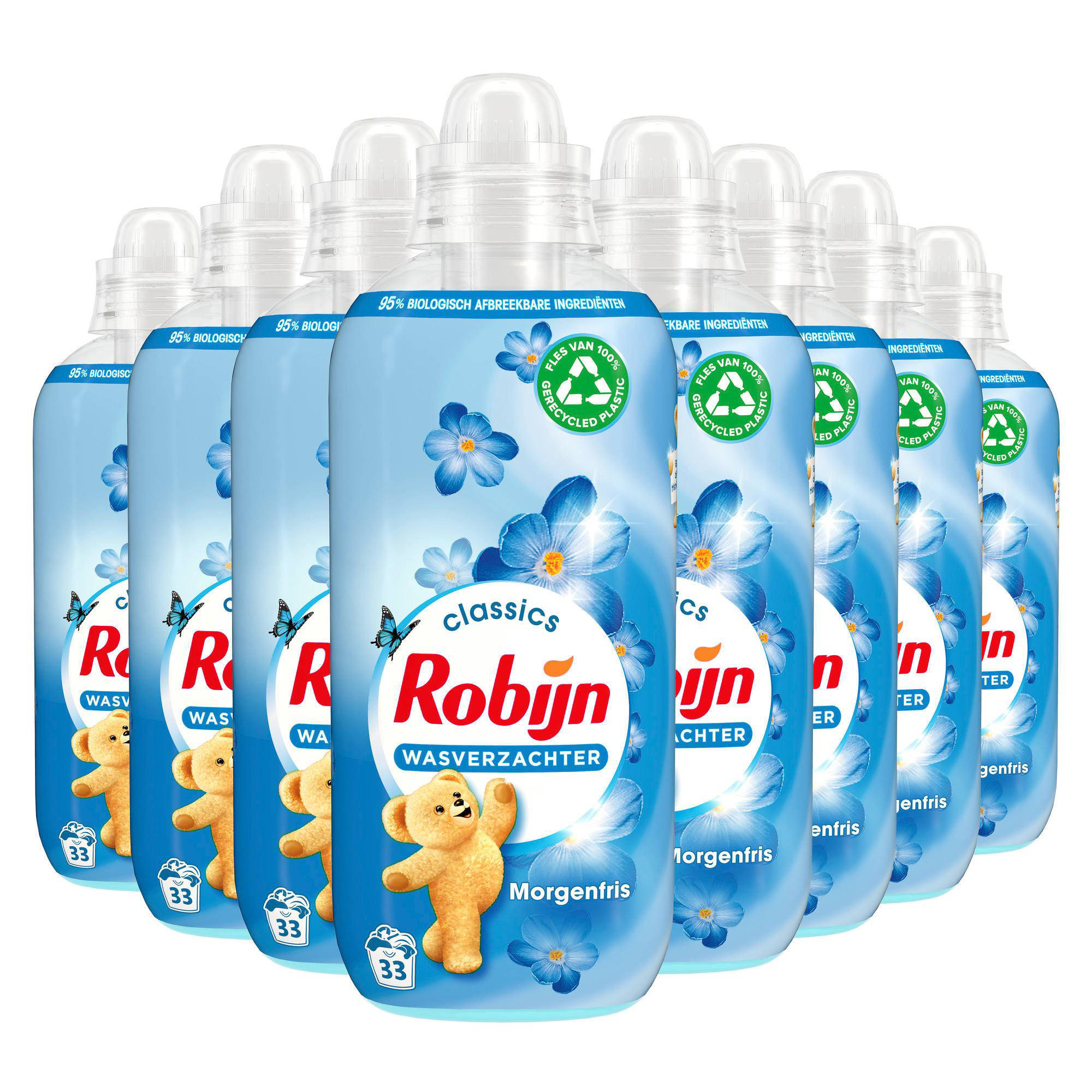 Robijn wasverzachter Morgenfris - 8 x 33 wasbeurten - 264 wasbeurten