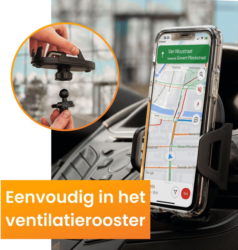 R2B - Haarlem - Telefoonhouder - Universeel - Praktisch - Compact