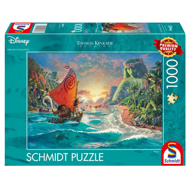 Puzzle 1000 pièces Kinkade - Moana Vaiana
