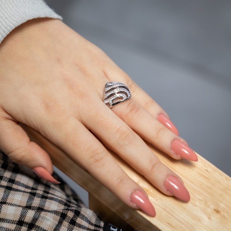 Bague Femme Ornée Zirconium ARONIA