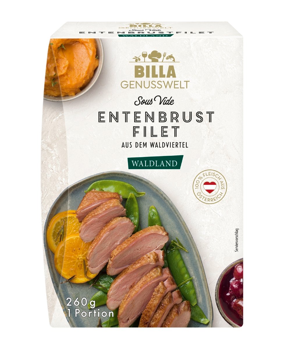 BILLA Genusswelt Entenfilet Sous Vide