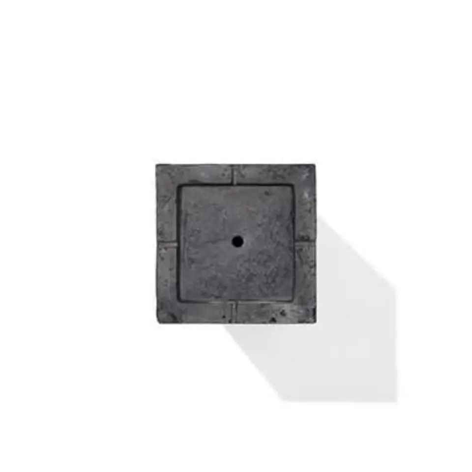 DION - Plantenbak - Zwart - 26 cm - Klei-vezelmengsel