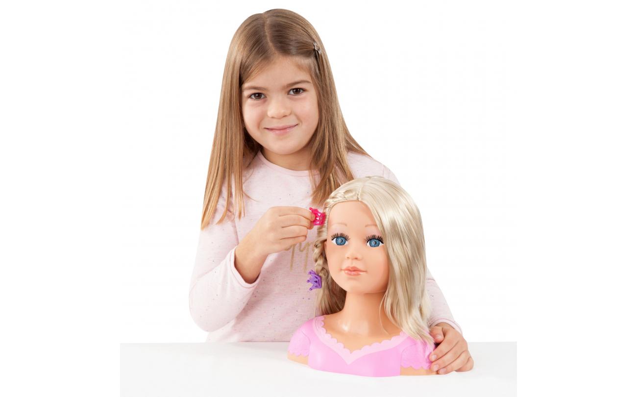 Charlene Super Model kaphoofd met make-up