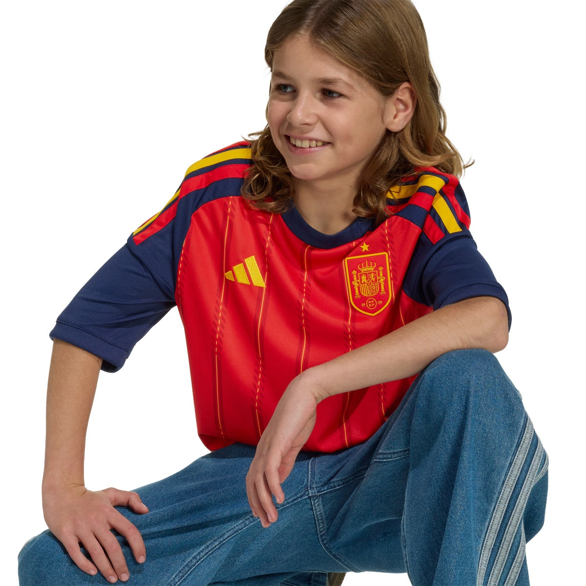 Camisola adidas Espanha Primeiro Equipamento Mundial 2026 Criança