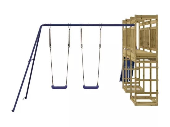 Aire de jeux d'extérieur bois de pin imprégné