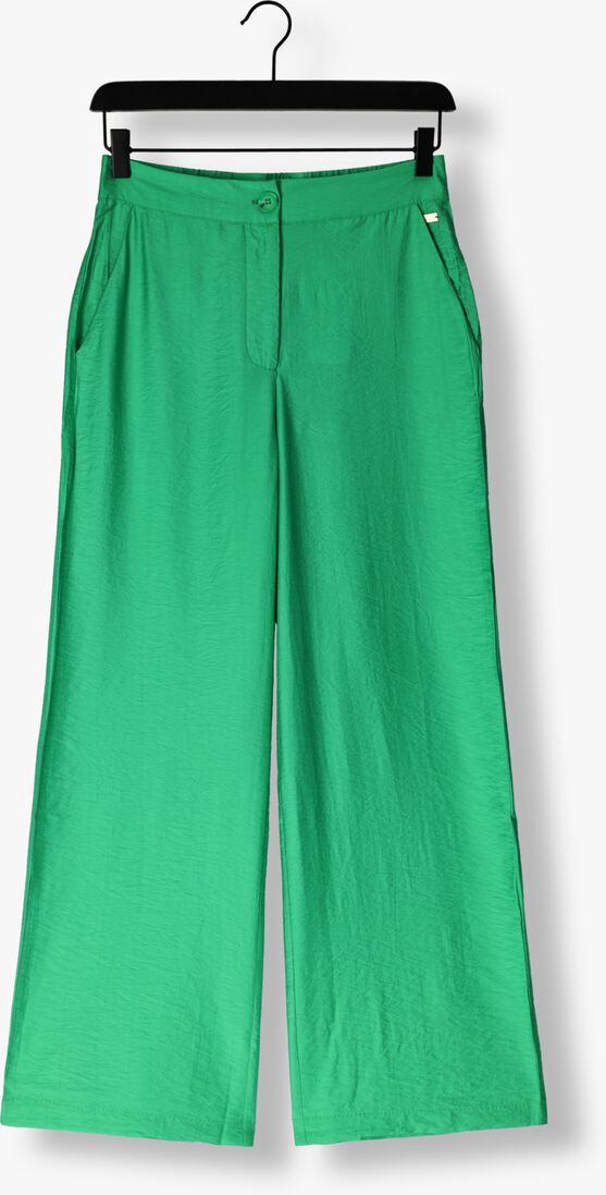 POM AMSTERDAM groene pom amsterdam wijde broek lush green pants