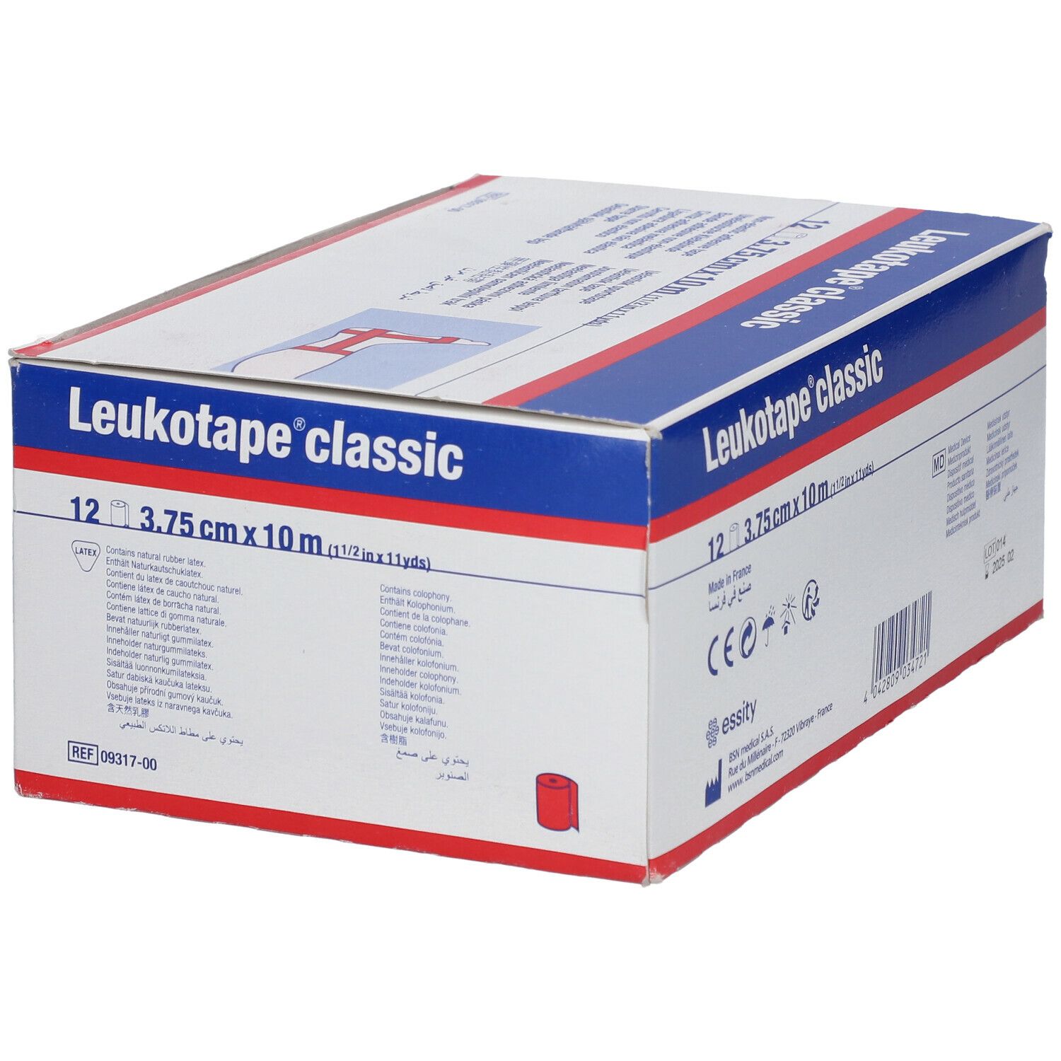 Leukotape® Classic 3,75 cm x 10 m rot