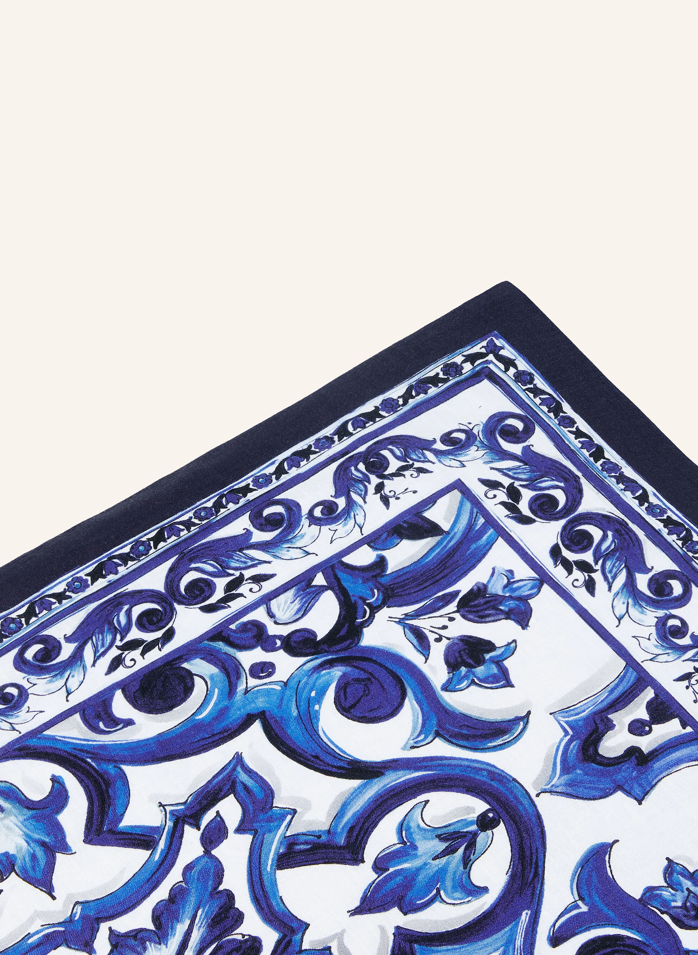 DOLCE & GABBANA CASA Set: Stoffserviette und Tischset aus Leinen