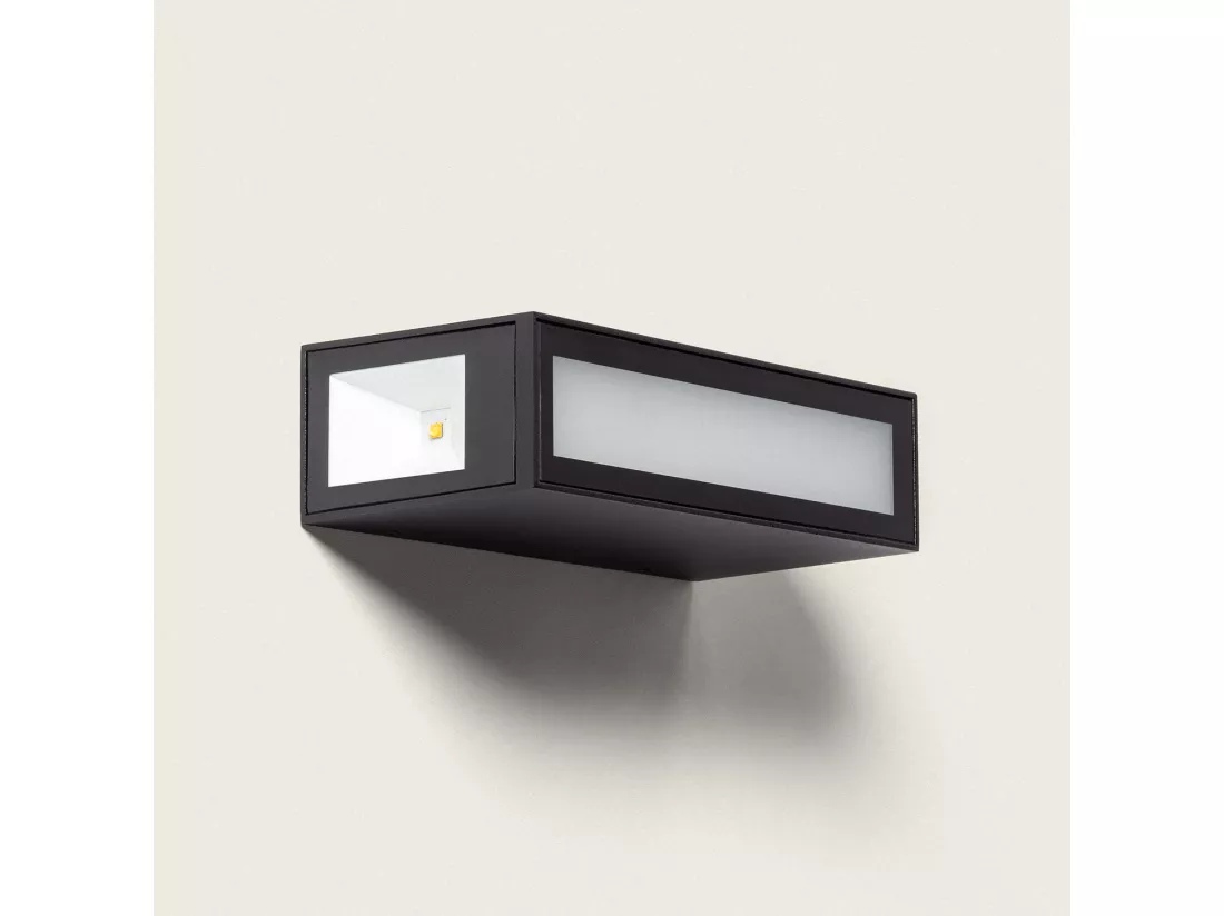 Applique Murale Extérieure LED 8W Aluminium Holius Noir mat