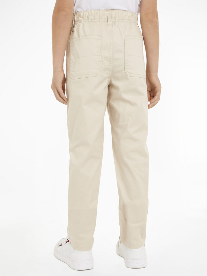Tommy Hilfiger MONOTYPE EWB SKATER CHINO PANT Classic beige