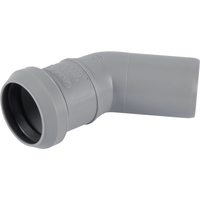 PP bocht 45° 40mm