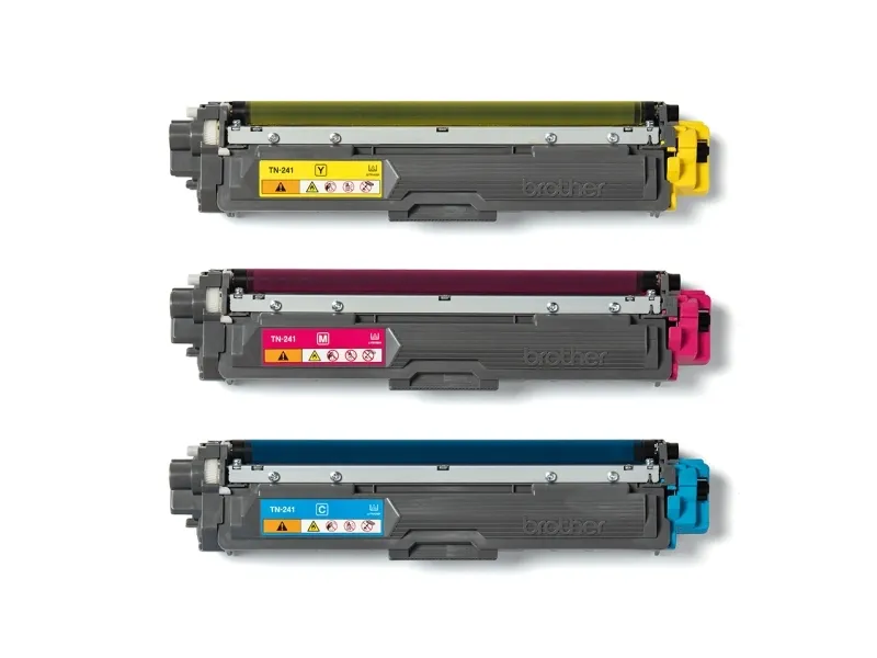 Brother TN241CMY - 3 pakker - gul, cyan, magenta - original - tonerpatron - for Brother DCP-9015, DCP-9020, HL-3140, HL-3150, HL-3170, MFC-9140, MFC-9330, MFC-9340