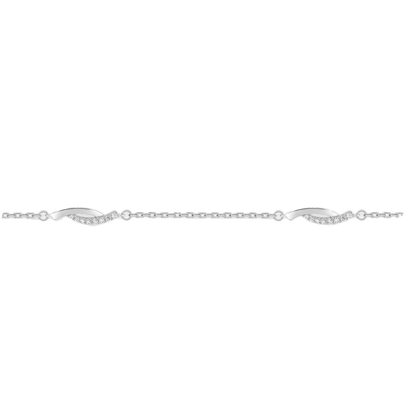 Bracelet Femme - Argent 925 - Longueur : 18 cm