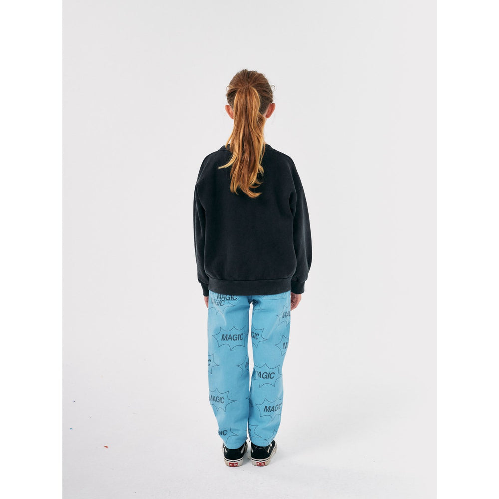 Køb Bobo Choses Light Blue It'S Magic All Over Denim Baggy Bukser