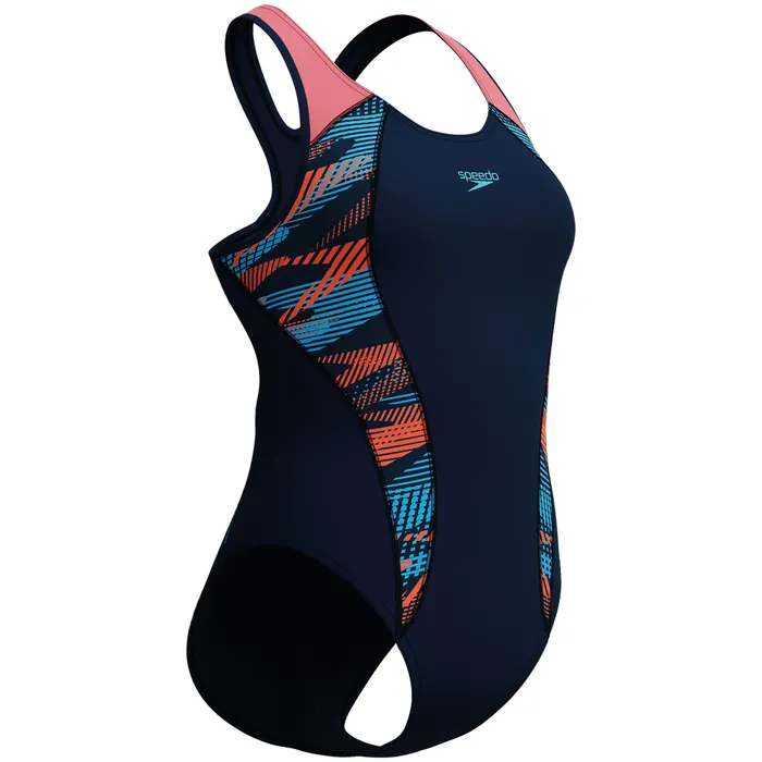 Speedo ECO+ Placement Laneback Badpak Dames
