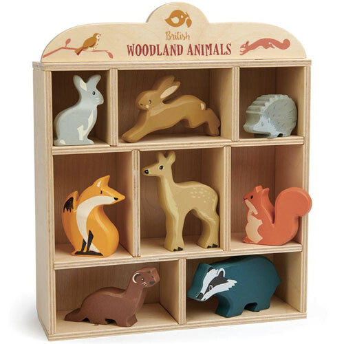 Tender leaf toys bosdieren - 8st