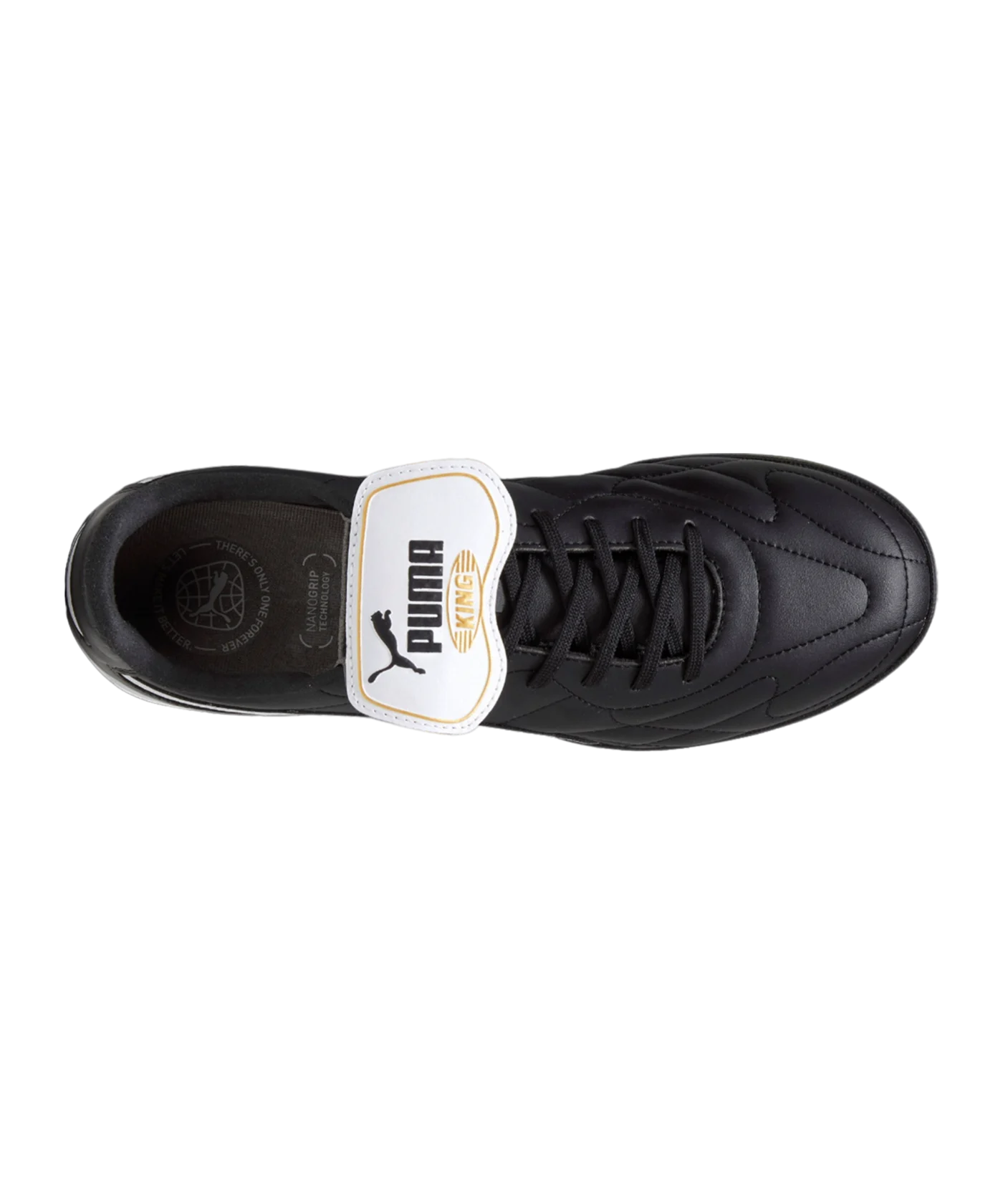 PUMA KING Top TT Schwarz Weiss Gold F01